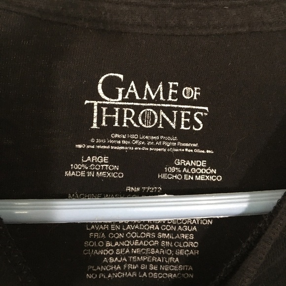 Game of Thrones Stark Tee Shirt - Picture 2 of 3
